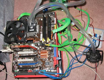AMD deneb overclocked with water